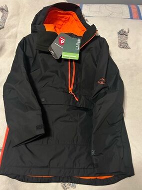 NWT LL Bean kids hooded waterproof insulated anorak